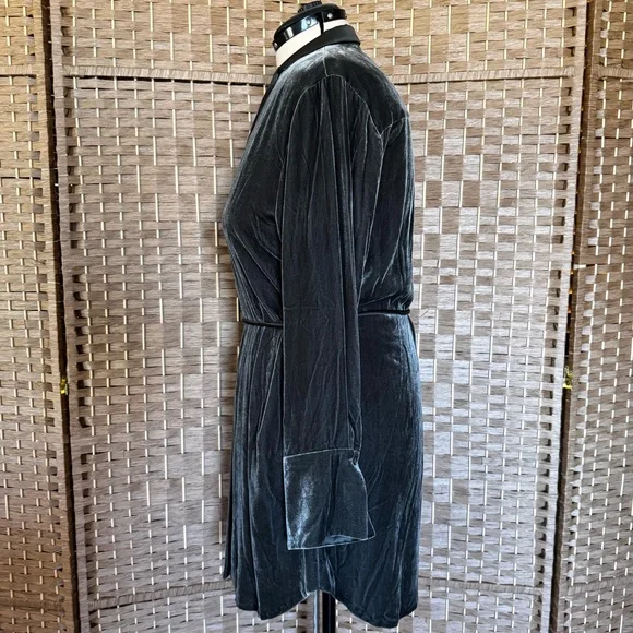 NWT grey velvet Lafayette 148 tunic / dress XL - Picture 9 of 15